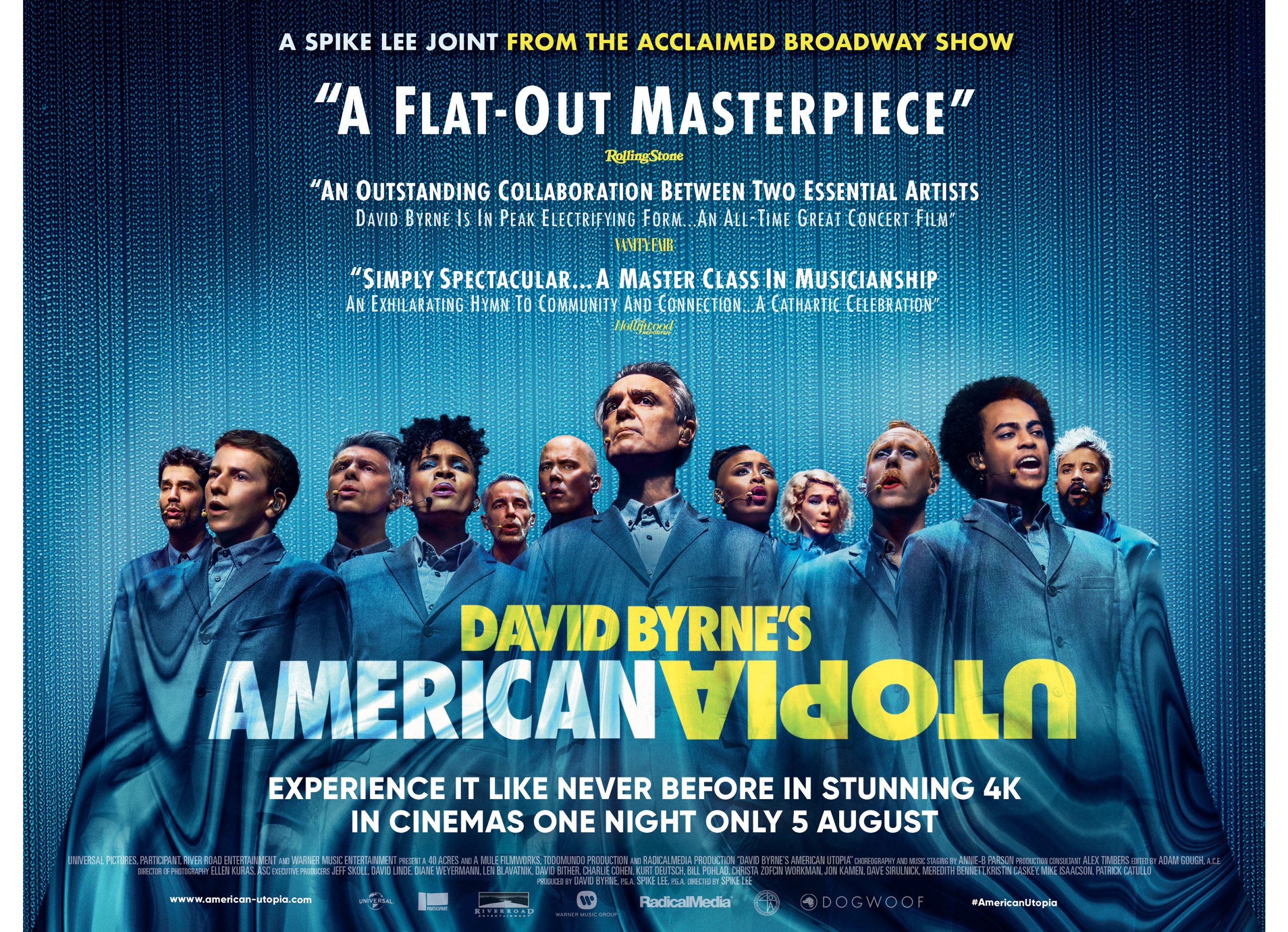 DAVID BYRNE'S AMERICAN UTOPIA ポスター B2 David Byrne's American Utopia (12A) - MK Gallery